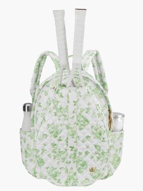 new Oliver Thomas 24 + 7 Tennis Backpack in Light Green Floral
